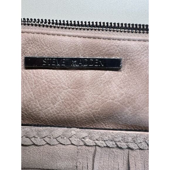 Steve Madden Blush Clutch Genuine Suede NWT‎ - Picture 3 of 9